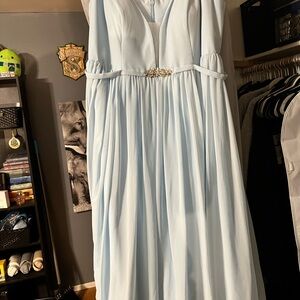Size 26 Light Blue Bridesmaid Dress